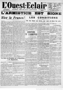 journaux-1918-11-12 Ouest-Eclair, armistice copie.jpg